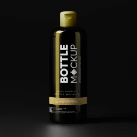 Glass Shampoo or Body Wash Bottle 06